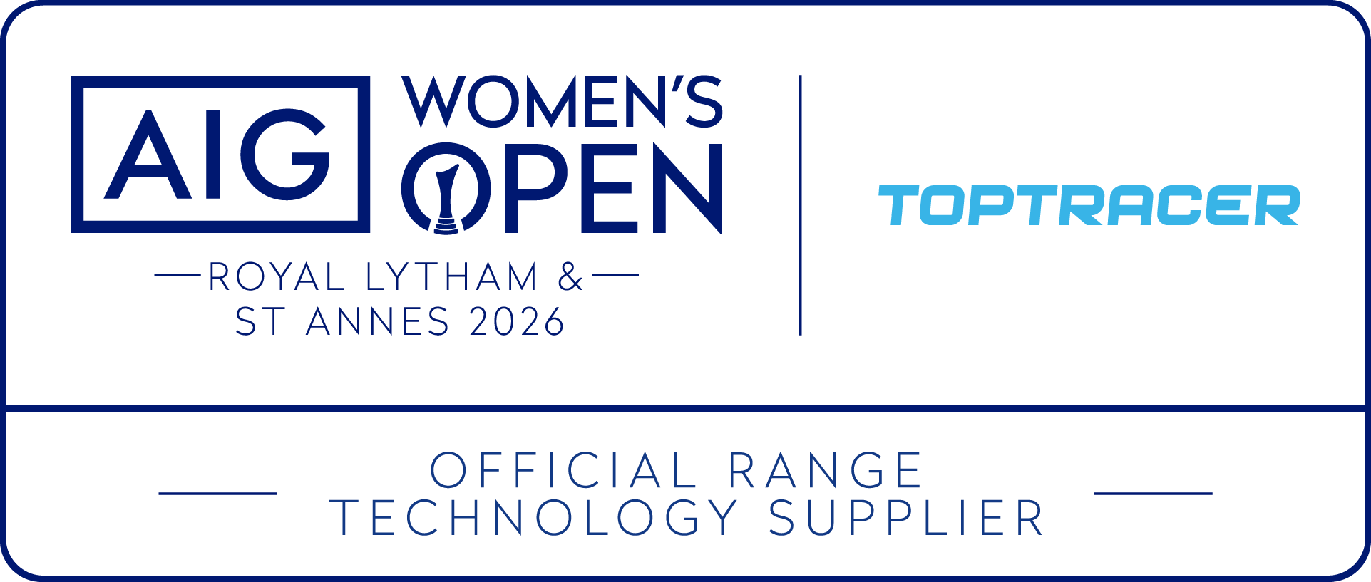 AIG Women's Open + Toptracer Official Ball Tracking Technology Supplier